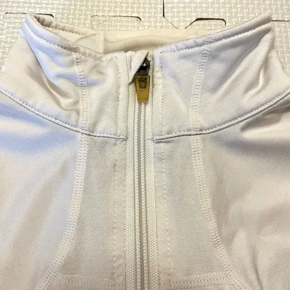 Lululemon Define Jacket White Mesh Panel Zip Up Size 6 - Picture 5 of 13